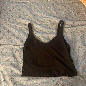 Black lulu lemon align, top size for